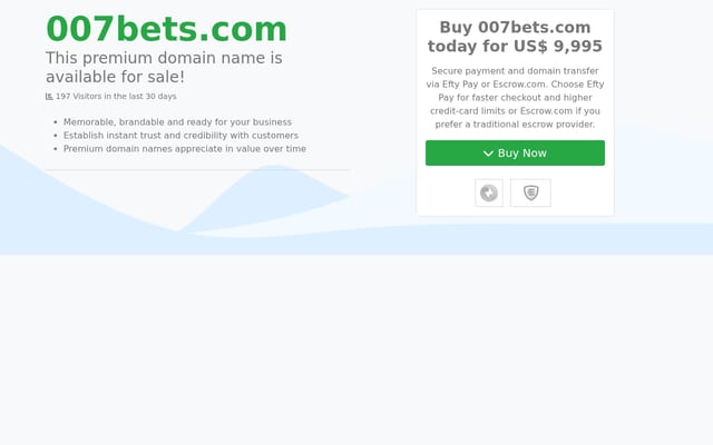 Screenshot of 007bets.com