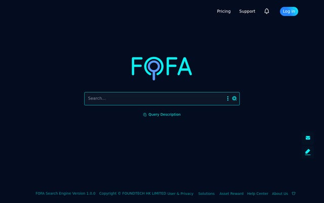 Screenshot of fofa.so