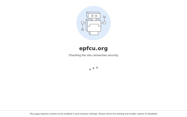 Screenshot of epfcu.org