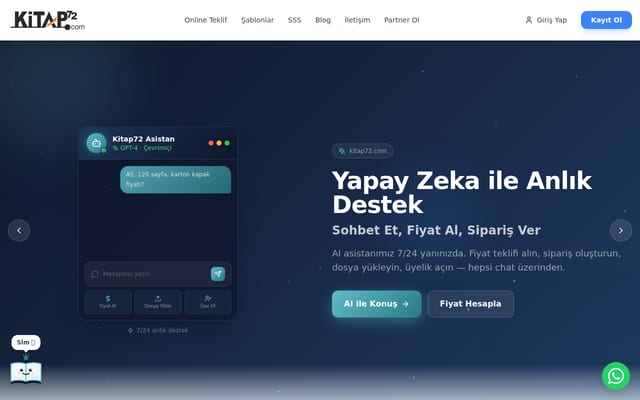 Screenshot of kitap72.com