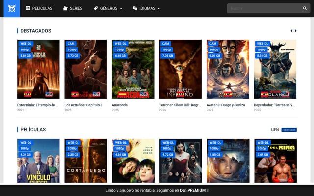 Screenshot of granpirata.com