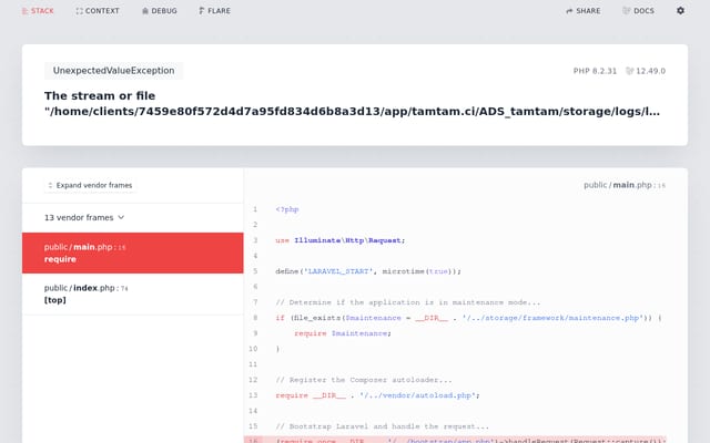 Screenshot of tamtam.ci