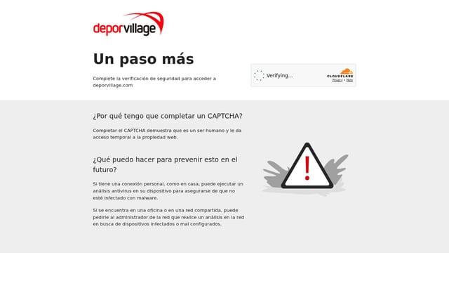 Screenshot of deporvillage.com