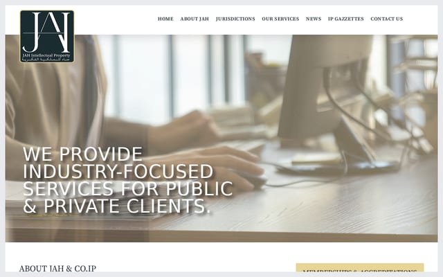 Screenshot of jahcoip.com