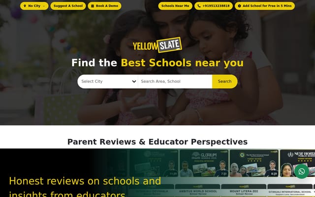 Screenshot of yellowslate.com