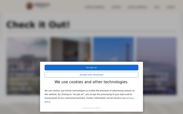 Screenshot of travelerdreams.com