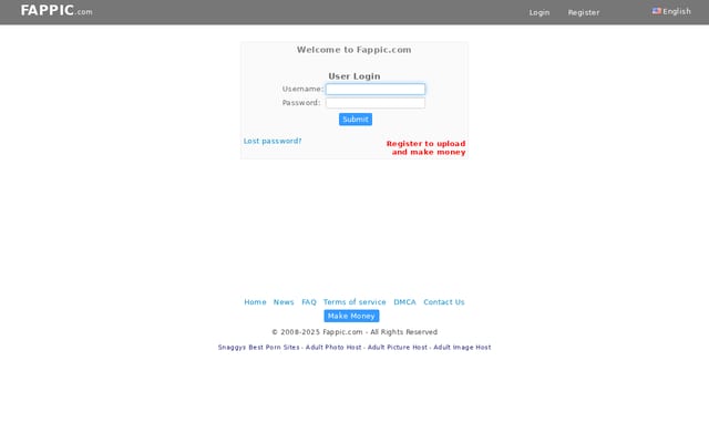 Screenshot of fappic.com