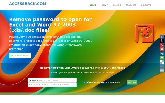 Screenshot of accessback.com