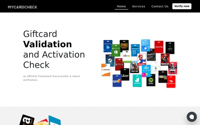 Screenshot of mycardcheckr.com