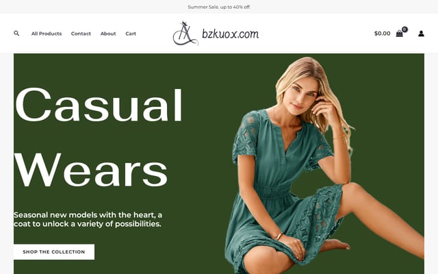 Screenshot of bzkuox.com