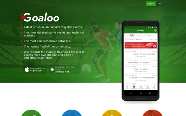 Screenshot of goalo.net