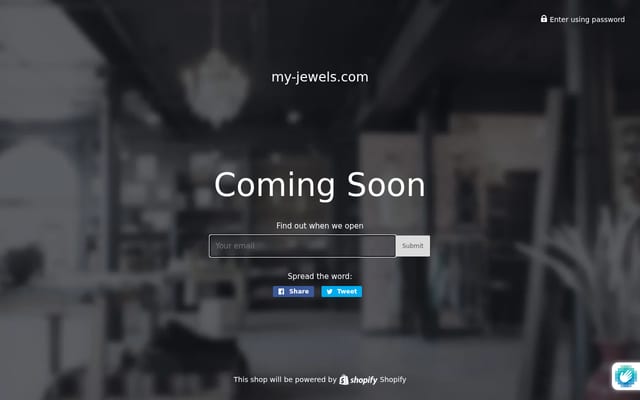 Screenshot of my-jewels.com