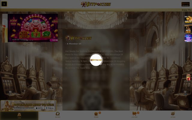 Screenshot of heypokies.com