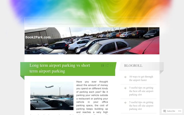 Screenshot of lasvegasandhoustonairportparking.wordpress.com