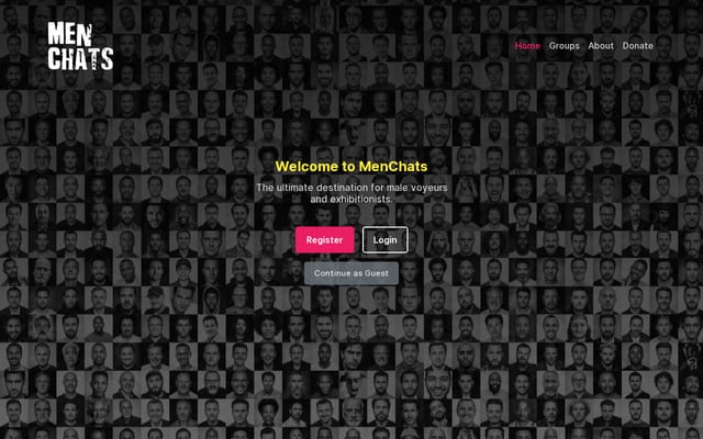 Screenshot of menchats.com