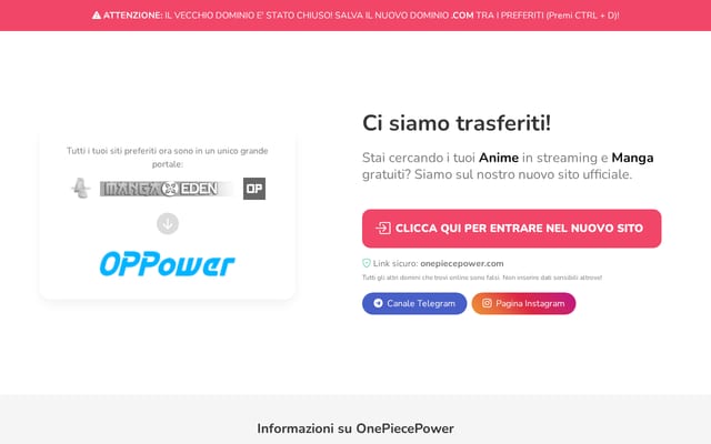 Screenshot of onepiecepower.info