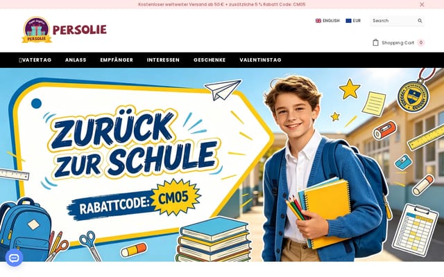 Screenshot of persolie.com