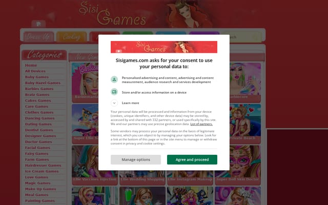 Screenshot of sisigames.com
