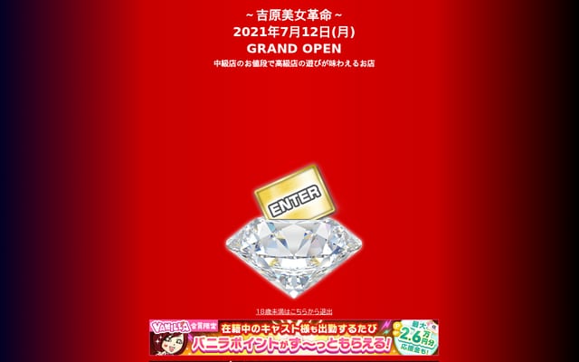 Screenshot of yoshiwara-bijokakumei.com