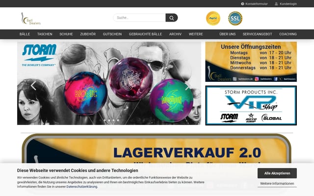 Screenshot of balldealers.de