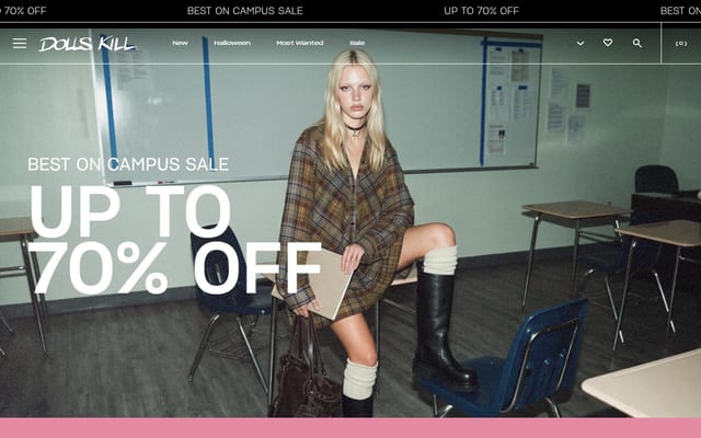 Screenshot of dollskill.com