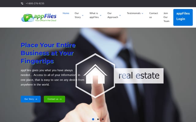 Screenshot of appfiles.com