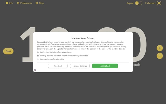 Screenshot of bigtimer.net