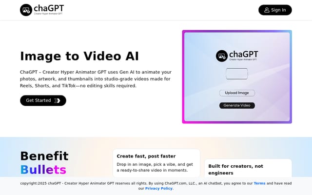 Screenshot of chagpt.com