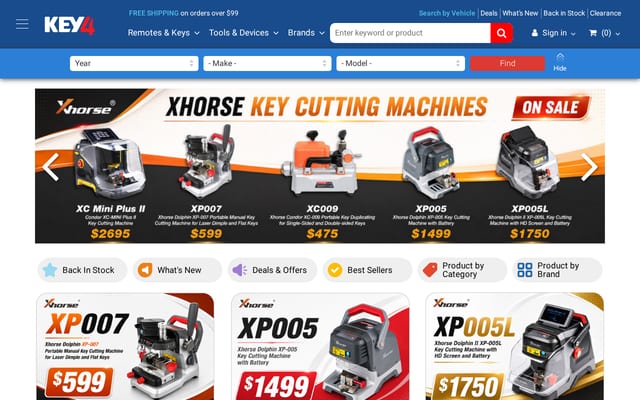 Screenshot of key4.com