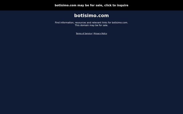 Screenshot of botisimo.com