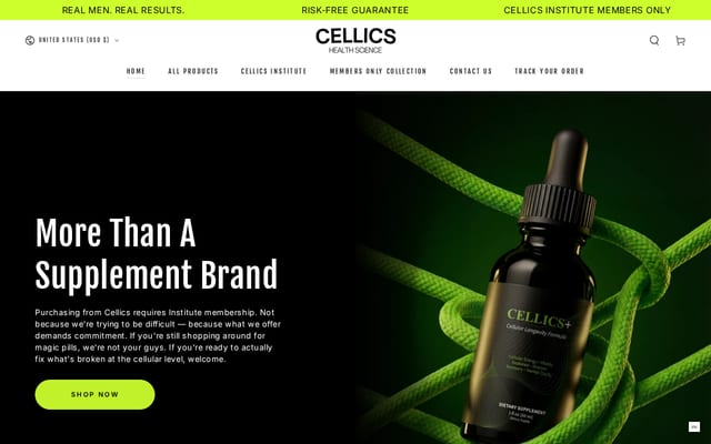 Screenshot of cellics.co