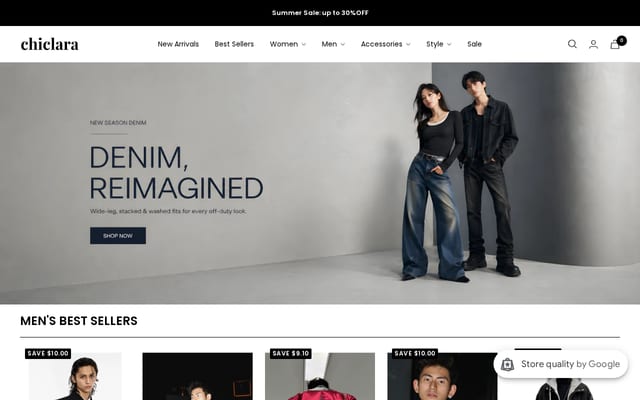 Screenshot of chiclara.com