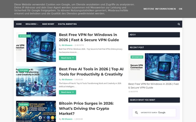 Screenshot of helpearnpoint.blogspot.com