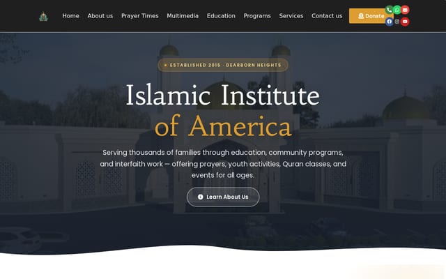 Screenshot of iiofa.org