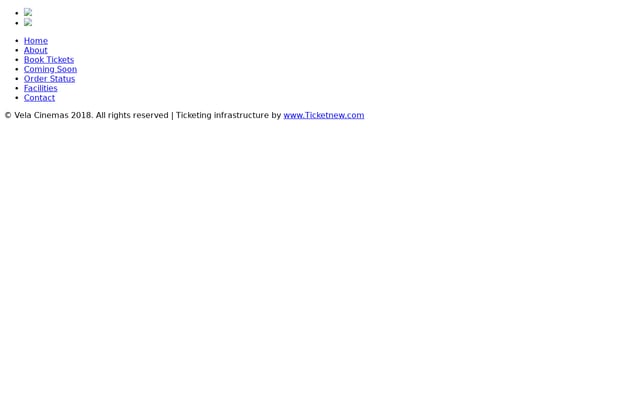 Screenshot of velacinema.com
