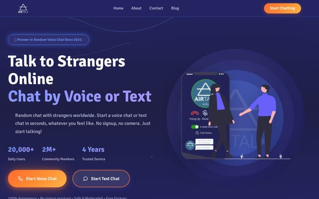 Screenshot of airtalk.live
