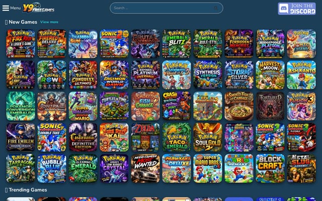 Screenshot of y9freegames.com