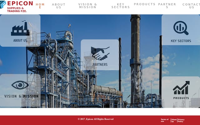 Screenshot of epicon-uae.com