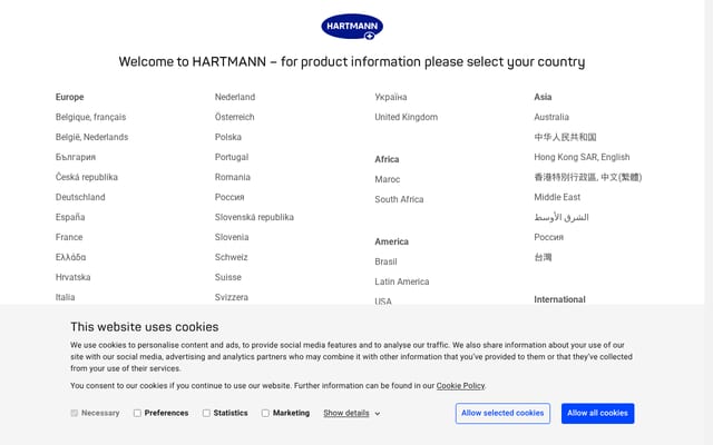 Screenshot of hartmann.info