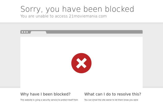 Screenshot of 21moviemania.com