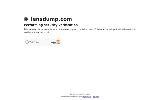 Screenshot of lensdump.com