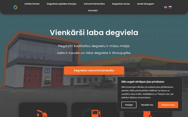 Screenshot of straujupite.lv