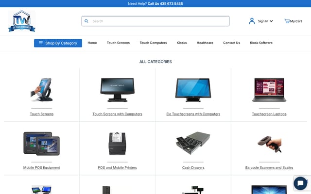 Screenshot of touchwindow.com