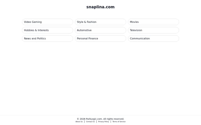 Screenshot of snaplina.com