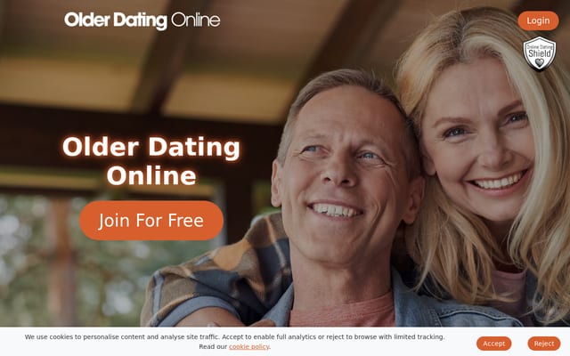 Screenshot of olderdatingonline.com