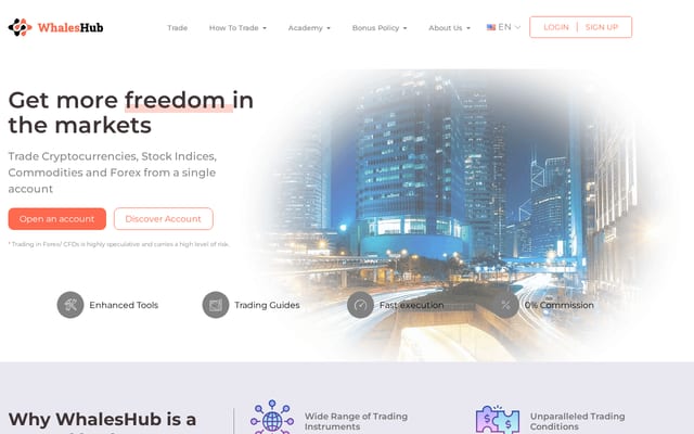 Screenshot of whaleshub.org
