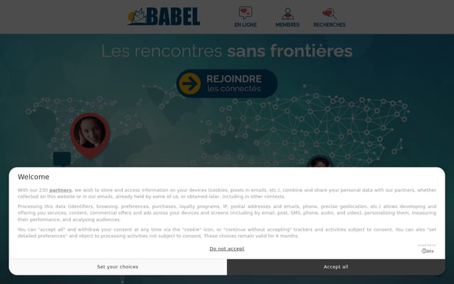 Screenshot of babel.com