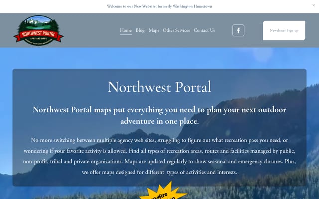 Screenshot of northwestportal.com