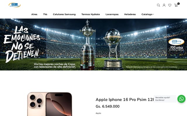 Screenshot of artazasa.com.py