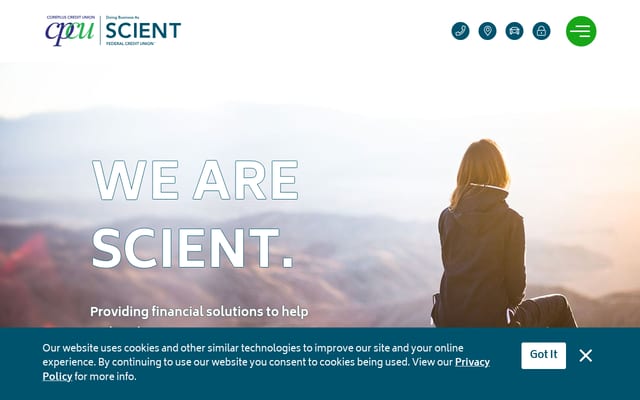 Screenshot of scientfcu.org